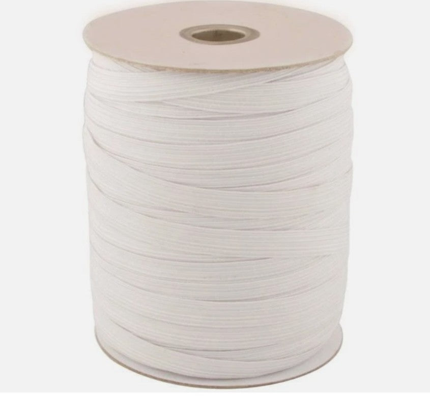 Premium Flat Woven Sewing Elastic - Black & White