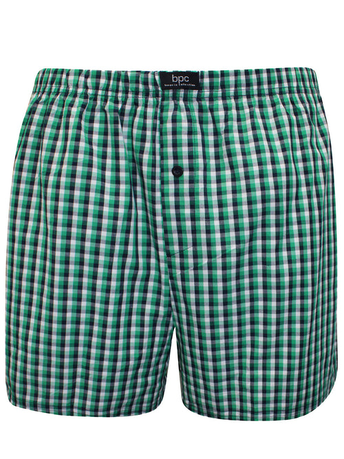 Big & Tall Mens Pure Cotton Checked Boxers